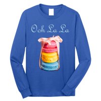 Macaron Cool Gift Lovers French Cookie Macaroons Baker Bakers Gift Long Sleeve Shirt