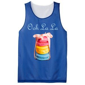 Macaron Cool Gift Lovers French Cookie Macaroons Baker Bakers Gift Mesh Reversible Basketball Jersey Tank