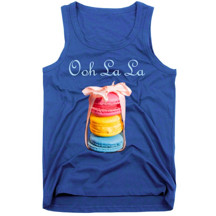 Macaron Cool Gift Lovers French Cookie Macaroons Baker Bakers Gift Tank Top