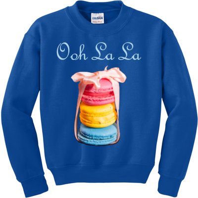 Macaron Cool Gift Lovers French Cookie Macaroons Baker Bakers Gift Kids Sweatshirt