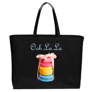 Macaron Cool Gift Lovers French Cookie Macaroons Baker Bakers Gift Cotton Canvas Jumbo Tote