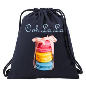 Macaron Cool Gift Lovers French Cookie Macaroons Baker Bakers Gift Drawstring Bag