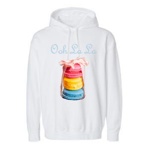 Macaron Cool Gift Lovers French Cookie Macaroons Baker Bakers Gift Garment-Dyed Fleece Hoodie