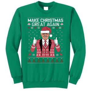 Make Christmas Great Again Trump Pajamas Ugly Sweatshirt Sweatshirt