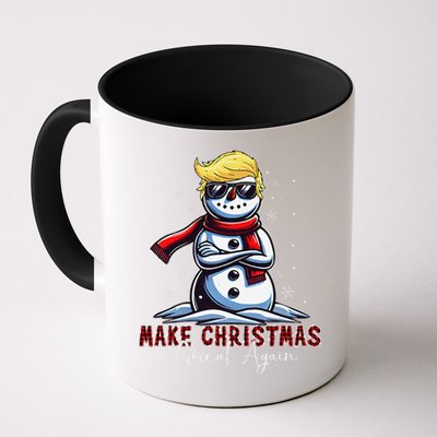 Make Christmas Great Again Snowman Trump Holiday Mug