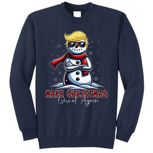 Make Christmas Great Again Snowman Trump Holiday Sweatshirt