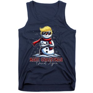 Make Christmas Great Again Snowman Trump Holiday Tank Top