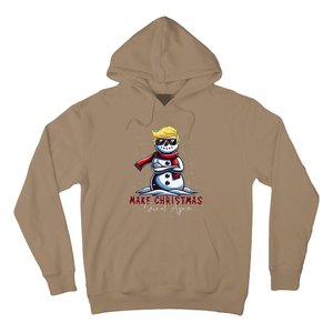 Make Christmas Great Again Snowman Trump Holiday Hoodie