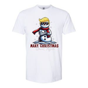 Make Christmas Great Again Snowman Trump Holiday Softstyle CVC T-Shirt