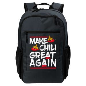 Make Chili Great Again Chili Cookoff Pepper Funny Meaningful Gift Daily Commute Backpack