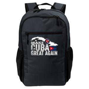 Make Cuba Great Again Free Sos Cuba Cuban Flag Funny Gift Daily Commute Backpack