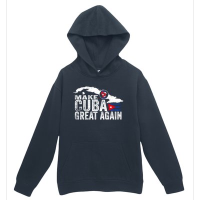 Make Cuba Great Again Free Sos Cuba Cuban Flag Funny Gift Urban Pullover Hoodie