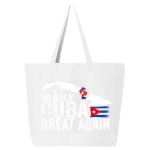 Make Cuba Great Again Free Sos Cuba Cuban Flag Funny Gift 25L Jumbo Tote