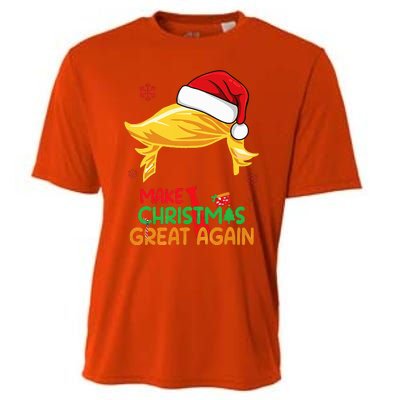 Make Christmas Great Again Trump Christmas Cooling Performance Crew T-Shirt