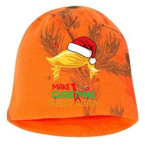 Make Christmas Great Again Trump Christmas Kati - Camo Knit Beanie