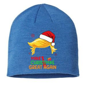 Make Christmas Great Again Trump Christmas Sustainable Beanie