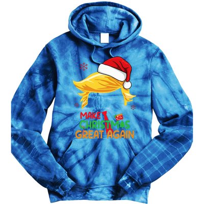 Make Christmas Great Again Trump Christmas Tie Dye Hoodie