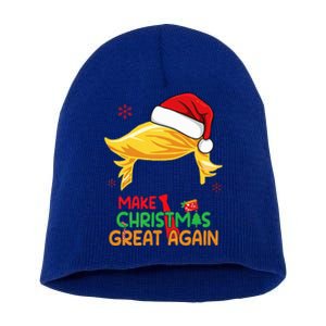 Make Christmas Great Again Trump Christmas Short Acrylic Beanie