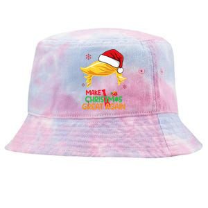 Make Christmas Great Again Trump Christmas Tie-Dyed Bucket Hat