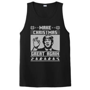 Make Christmas Great Again Trump Ugly Christmas Sweater Cool Gift PosiCharge Competitor Tank