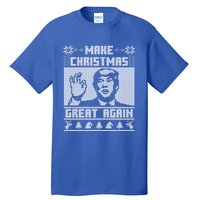 Make Christmas Great Again Trump Ugly Christmas Sweater Cool Gift Tall T-Shirt