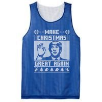 Make Christmas Great Again Trump Ugly Christmas Sweater Cool Gift Mesh Reversible Basketball Jersey Tank