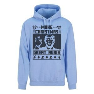 Make Christmas Great Again Trump Ugly Christmas Sweater Cool Gift Unisex Surf Hoodie