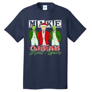 Make Christmas Great Again – Funny Trump Christmas Trio Elon Tall T-Shirt