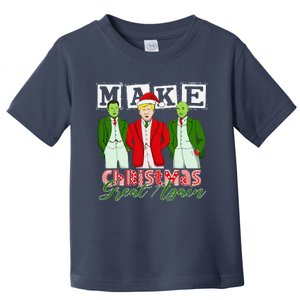 Make Christmas Great Again – Funny Trump Christmas Trio Elon Toddler T-Shirt