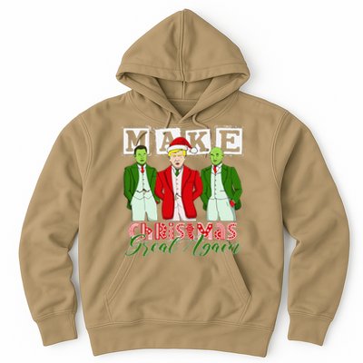 Make Christmas Great Again – Funny Trump Christmas Trio Elon Hoodie