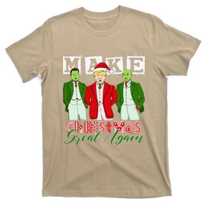 Make Christmas Great Again – Funny Trump Christmas Trio Elon T-Shirt