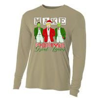 Make Christmas Great Again – Funny Trump Christmas Trio Elon Cooling Performance Long Sleeve Crew