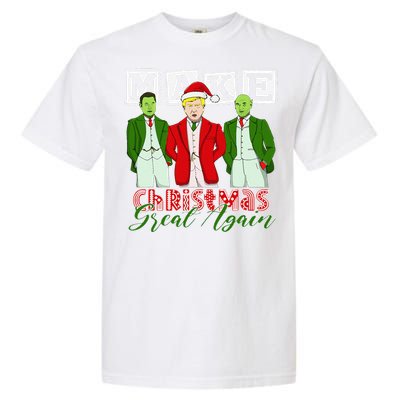 Make Christmas Great Again – Funny Trump Christmas Trio Elon Garment-Dyed Heavyweight T-Shirt