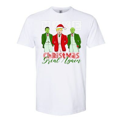 Make Christmas Great Again – Funny Trump Christmas Trio Elon Softstyle CVC T-Shirt