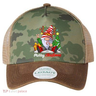 Merry Christmas Gnome Family Christmass For Legacy Tie Dye Trucker Hat