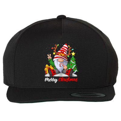 Merry Christmas Gnome Family Christmass For Wool Snapback Cap