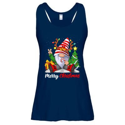 Merry Christmas Gnome Family Christmass For Ladies Essential Flowy Tank