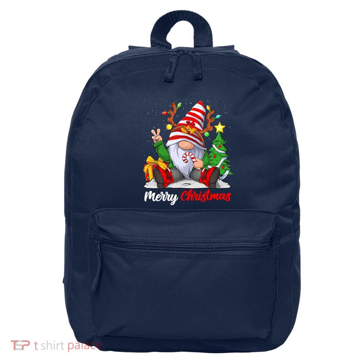 Merry Christmas Gnome Family Christmass For 16 in Basic Backpack