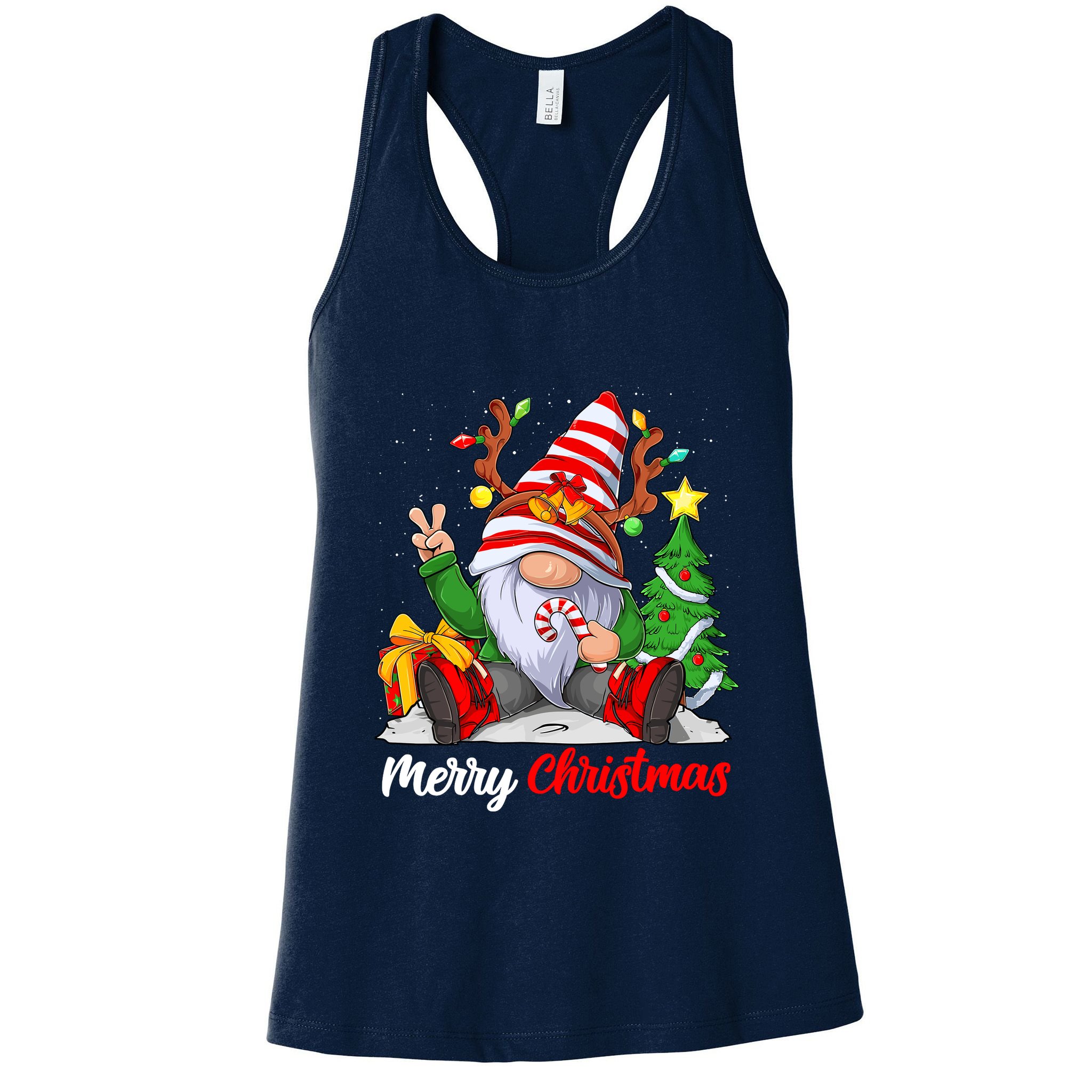 Merry Christmas Gnome Family Christmass For Womens Tank Top