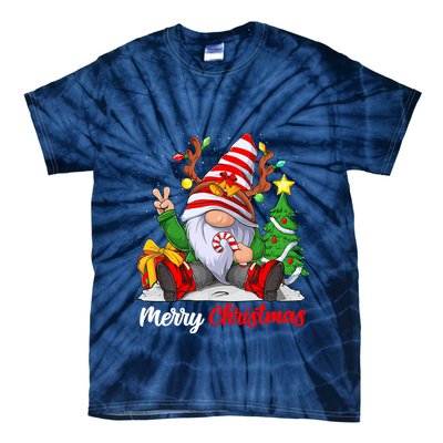Merry Christmas Gnome Family Christmass For Tie-Dye T-Shirt