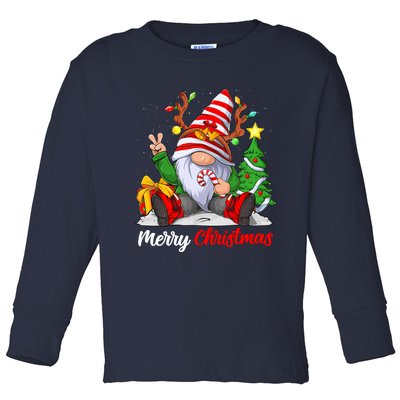 Merry Christmas Gnome Family Christmass For Toddler Long Sleeve Shirt