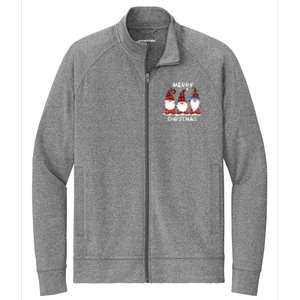 Merry Christmas Gnomes Lover Xmas Funny Santa Xmas Holiday Stretch Full-Zip Cadet Jacket