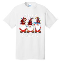 Merry Christmas Gnomes Lover Xmas Funny Santa Xmas Holiday Tall T-Shirt