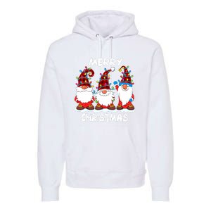 Merry Christmas Gnomes Lover Xmas Funny Santa Xmas Holiday Premium Hoodie