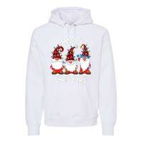 Merry Christmas Gnomes Lover Xmas Funny Santa Xmas Holiday Premium Hoodie