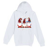 Merry Christmas Gnomes Lover Xmas Funny Santa Xmas Holiday Premium Pullover Hoodie