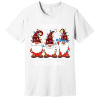 Merry Christmas Gnomes Lover Xmas Funny Santa Xmas Holiday Premium T-Shirt