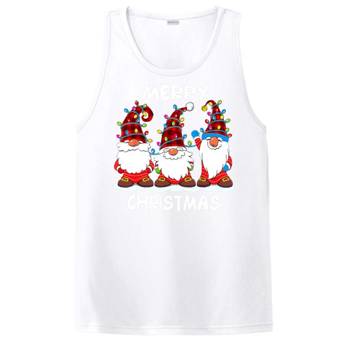 Merry Christmas Gnomes Lover Xmas Funny Santa Xmas Holiday PosiCharge Competitor Tank