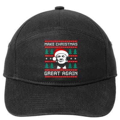 Make Christmas Great Again Trump 7-Panel Snapback Hat