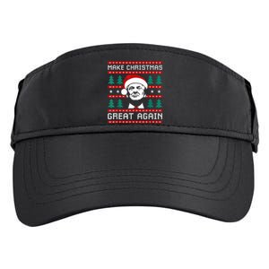 Make Christmas Great Again Trump Adult Drive Performance Visor